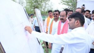 उप मुख्यमंत्री अरुण साव का बस्तर में निर्माण कार्यों का निरीक्षण जारी