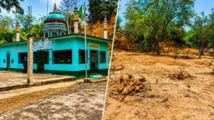 इटावा में मजार पर प्रशासन की कार्रवाई, रात में ध्वस्तीकरण के बाद सुबह दिखी हरियाली