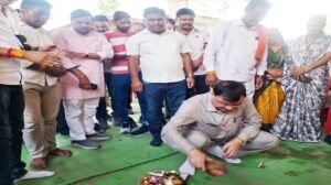 उद्योग मंत्री ने किया 40 लाख रूपए के सड़क डामरीकरण कार्य का शुभारंभ