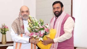 दिल्ली में अमित शाह से मिले CM नायब सैनी, आधे घंटे चली अहम बैठक में कई मुद्दों पर चर्चा