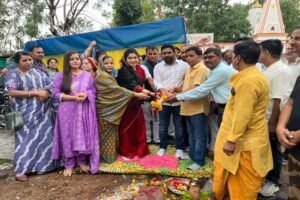 राज्यमंत्री  कृष्णा गौर ने किया 9.32 लाख रुपये के विकास कार्यों का भूमिपूजन; जल्द बनेगा सामुदायिक भवन