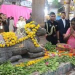 राष्ट्रपति  मुर्मु ने ओंकारेश्वर तीर्थ और ज्योतिर्लिंग ममलेश्वर के दर्शन कर किया अभिषेक