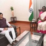 राष्ट्रपति मुर्मु से मुख्यमंत्री डॉ. यादव की सौजन्य भेंट, स्मृति चिन्हों का हुआ आदान-प्रदान