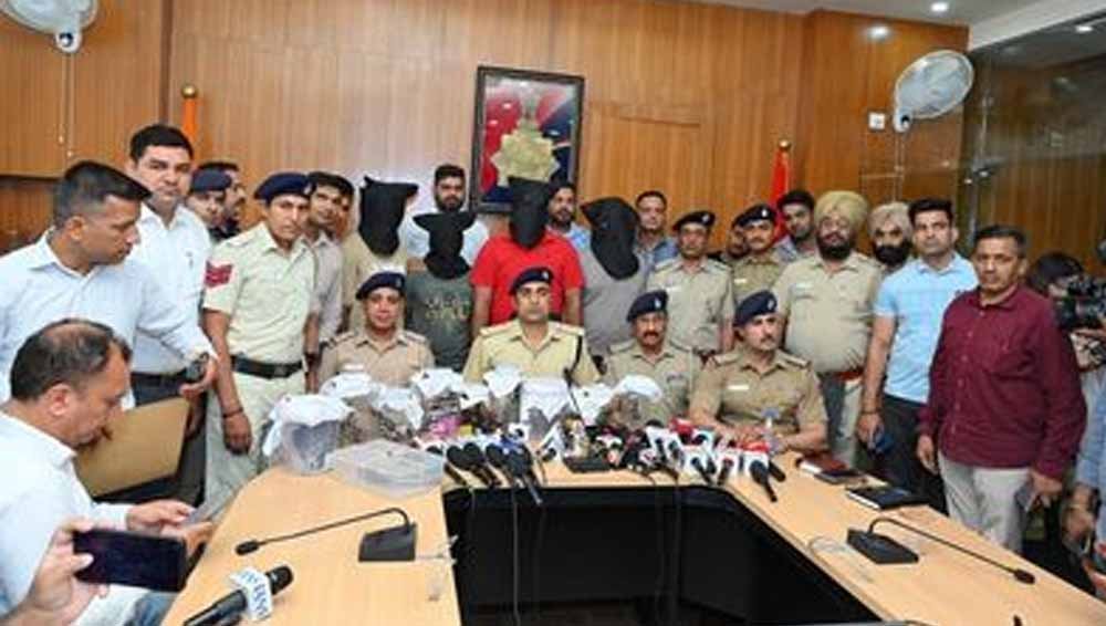 चंडीगढ़ में अंतरराज्यीय हथियार तस्करी गिरोह का भंडाफोड़, 3 आरोपी गिरफ्तार