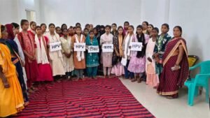 राष्ट्रीय  एचपीवी टीकाकरण अभियान में बलरामपुर-रामानुजगंज बना छत्तीसगढ़ का अग्रणी जिला