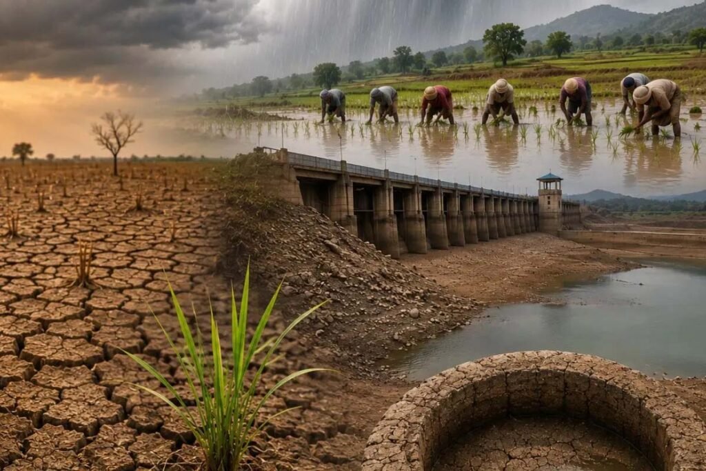 अलनीनो की मार से झारखंड में बारिश का संकट, धान की रोपाई पर पड़ा बड़ा असर