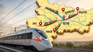 बिहार में दौड़ेगी 160 किमी/घंटा की रफ्तार वाली रैपिड रेल, पटना से चार दिशाओं में बनेंगे कॉरिडोर