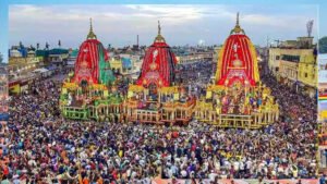 पुरी रथ यात्रा: आज श्रीमंदिर के सामने पहुंचेंगे तीनों रथ, कल मौसीबाड़ी के लिए प्रस्थान करेंगे महाप्रभु जगन्नाथ