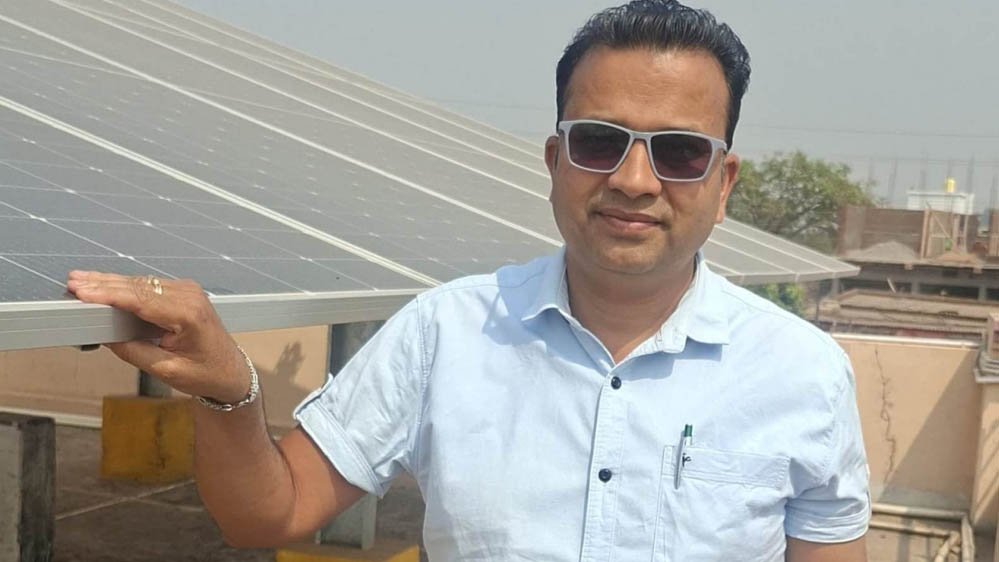 प्रधानमंत्री सूर्य घर योजना से राजनांदगांव का साहू परिवार बना ऊर्जा आत्मनिर्भर