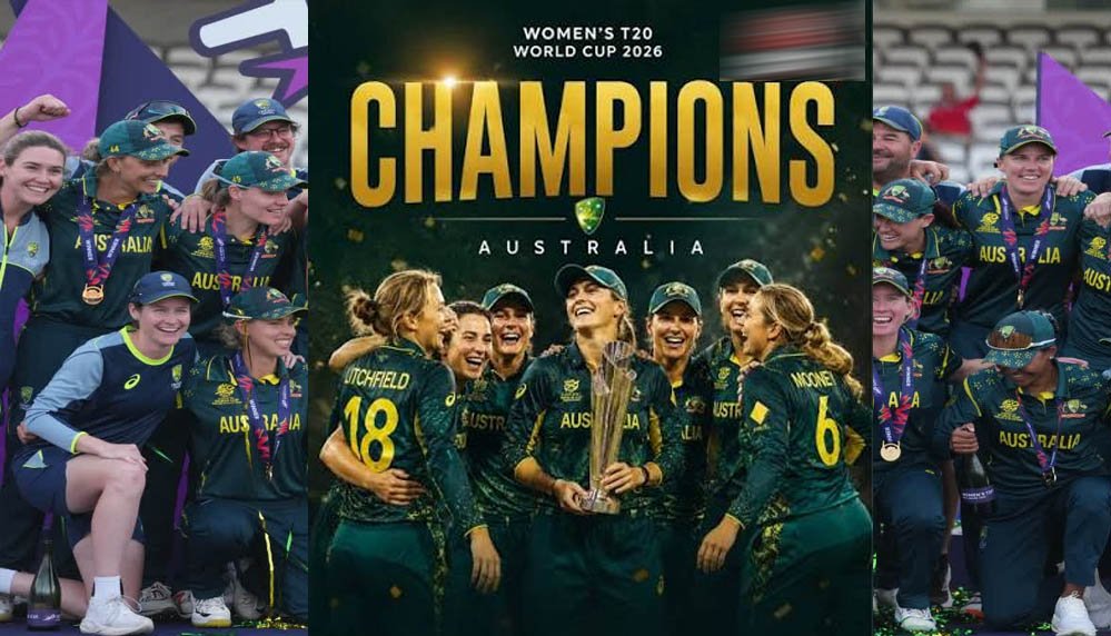 Women’s T20 World Cup 2026: ऑस्ट्रेलिया ने रचा इतिहास, इंग्लैंड को हराकर रिकॉर्ड सातवीं बार बना विश्व चैंपियन
