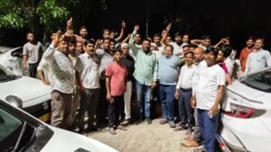 रांची में ऑनलाइन कैब चालकों की हड़ताल जारी, 12 हजार ड्राइवर आंदोलन में शामिल।