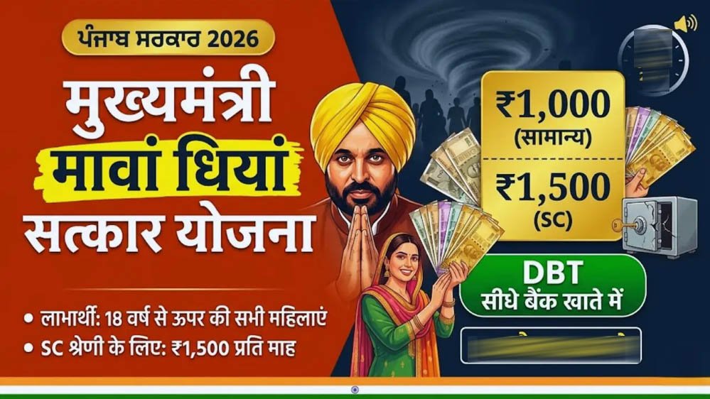 CM का बड़ा ऐलान! वोटर लिस्ट में नाम नहीं तो ‘मावां-धीयां सत्कार योजना’ का लाभ नहीं मिलेगा