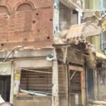 दालमंडी चौड़ीकरण अभियान में फिर चला बुलडोजर, 10 भवनों पर कार्रवाई