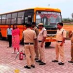 रायपुर पुलिस का बड़ा अभियान, 200 स्कूल बसों और ड्राइवरों की हो रही जांच