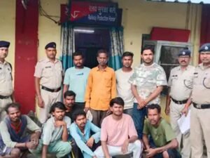 बिलासपुर में JCB बकेट से मालगाड़ी डिरेलमेंट मामला, RPF ने 10 आरोपियों को किया गिरफ्तार