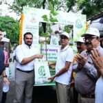 वित्त मंत्री  ओपी चौधरी ने निःशुल्क पौधा वितरण वैन को दिखाई हरी झंडी
