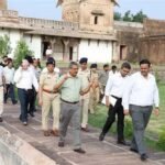 अपर मुख्य सचिव  शुक्ला और संभाग आयुक्त  शर्मा ने किया स्थल निरीक्षण