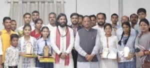 मुख्यमंत्री  विष्णुदेव साय ने मेधावी विद्यार्थियों का किया सम्मान