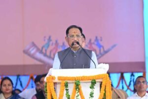 मुख्यमंत्री  विष्णुदेव साय ने बम्हनीडीह के विकास की नई यात्रा का किया शुभारंभ