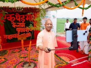 पौधरोपण महाभियान धरती माता के प्रति कृतज्ञता ज्ञापित करने का महायज्ञ: सीएम योगी