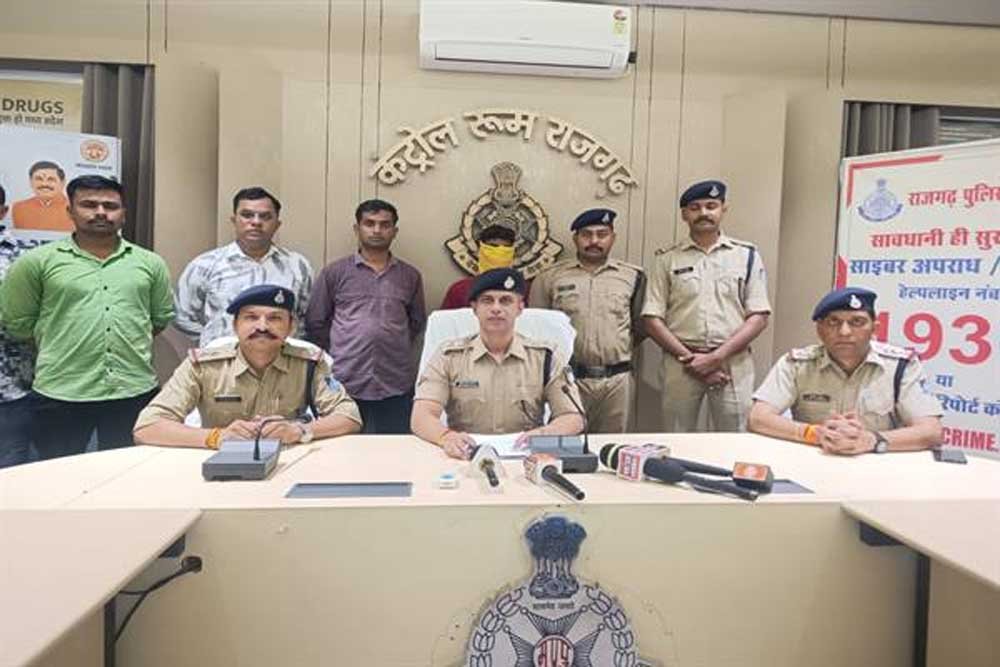मध्यप्रदेश पुलिस की साइबर अपराधियों पर लगातार कार्रवाई