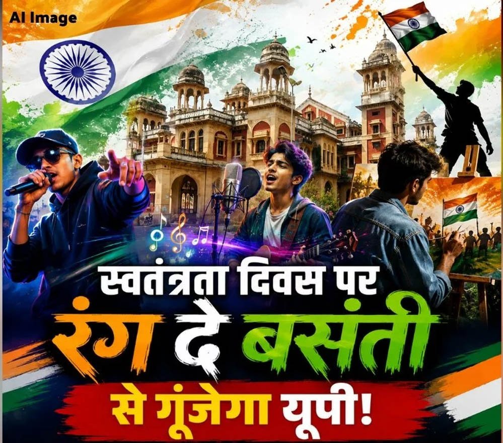 ‘रंग दे बसंती’ से गूंजेगा यूपी, 11 से 14 अगस्त तक कई शहरों में युवा करेंगे रचनात्मक आयोजन