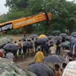 राजगढ़ में उफनते नाले में बही कार, 6 लोगों के शव मिले; 2 अब भी लापता, 3 को बचाया गया