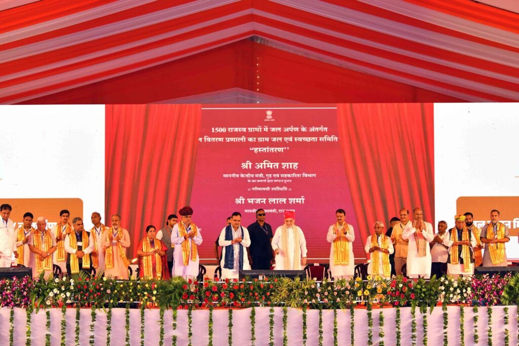 अमित शाह बोले- अटलजी का जीवन राष्ट्र प्रथम को समर्पित, राजस्थान में 5659 करोड़ के विकास कार्य