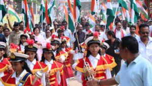 देशभक्ति से ओतप्रोत अप्रतिम उत्साह के साथ निकली तिरंगा यात्रा, उप मुख्यमंत्री अरुण साव हुए शामिल