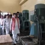 जलभराव रोकने को विधायक डॉ. नीरज बोरा ने पंपिंग स्टेशनों का किया निरीक्षण