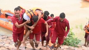 बाढ़ एवं आपदा से निपटने की तैयारियों को परखा, कोरी डेम में हुआ मॉक एक्सरसाइज