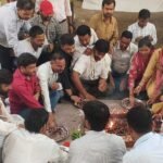 सद्बुद्धि यज्ञ कर कृषि विस्तार अधिकारियों ने फूंका विरोध का बिगुल, eHRMS के खिलाफ अनोखा प्रदर्शन