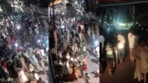 कानपुर में 16 रुपये का ऑफर पड़ा भारी, हजारों की भीड़ बेकाबू; पुलिस ने भांजी लाठियां