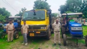दुर्ग में अवैध खनिज परिवहन पर बड़ी कार्रवाई, वाहनों पर लगाया गया जुर्माना