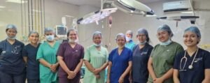 विशेषज्ञ चिकित्सकों ने 26 सप्ताह के शिशु के आकार के ब्रॉड लिगामेंट फाइब्रॉयड का सफल ऑपरेशन कर महिला को दिया नया जीवन