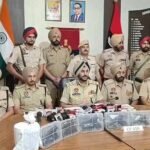 अमृतसर में बड़ी कार्रवाई, 7 पिस्तौल और 2.03 किलो हेरोइन के साथ 5 आरोपी गिरफ्तार
