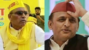 अखिलेश ने कैंसिल की सहारनपुर की रैली, राजभर ने कसा तंज, बोले- हिम्मत है तो सभा करके दिखाइए