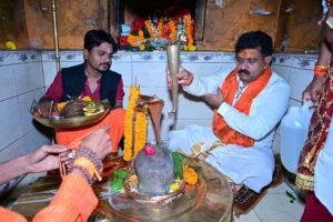 श्रावण के अंतिम सोमवार को अमरकंटक पहुंचे उप मुख्यमंत्री  विजय शर्मा