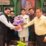 केंद्रीय संचार मंत्री  ज्योतिरादित्य सिंधिया से चेम्बर पदाधिकारियों ने की सौजन्य भेंट, विभिन्न महत्वपूर्ण विषयों पर किया आग्रह
