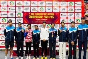 राष्ट्रीय ताइक्वांडो चैंपियनशिप में मध्यप्रदेश अकादमी का शानदार प्रदर्शन