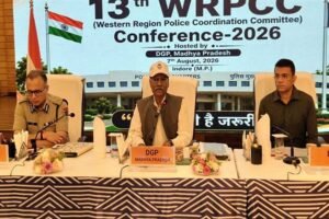 13वीं पश्चिम क्षेत्रीय पुलिस समन्वय समिति की बैठक इंदौर में सम्पन्न