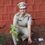 7वीं वाहिनी विसबल भोपाल द्वारा लाल परेड ग्राउंड में 300 पौधों का रोपण