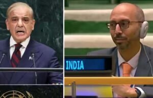 UN में शहबाज शरीफ के दावे पर भारतीय राजनयिक का रिएक्शन, कैमरे में कैद हुआ पल