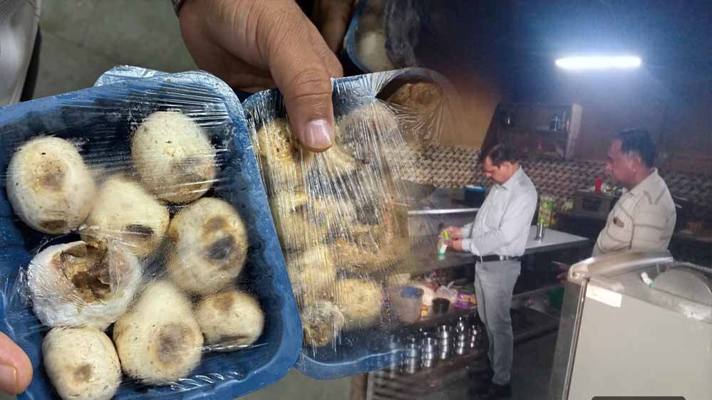 भोपाल के 10 बड़े होटल-रेस्टोरेंट की रसोई में छापा, सड़े आलू-एक्सपायरी मांस और कीड़े मिले