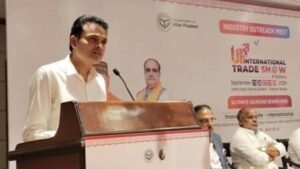 2023 में शुरू उत्तर प्रदेश अंतरराषट्रीय व्यापार मेले ने यूपी को दिलाई नई पहचान: शशि भूषण लाल सुशील