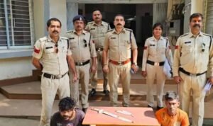 घातक तलवार और चाकू लेकर घूम रहे दो आरोपी कुठला पुलिस के हत्थे चढ़े, आर्म्स एक्ट के तहत हुई कार्रवाई, न्यायालय ने दोनों को भेजा जेल
