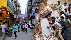 सत्य निकेतन हादसे के एक हफ्ते बाद भी खौफ बरकरार, बाजार खुला लेकिन कारोबार हुआ ठप