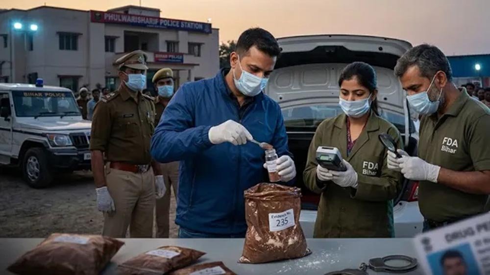 पटना में ब्राउन शुगर में पैरासिटामोल मिलाने का शक, पुलिस ने जांच तेज की
