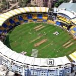 भारत-वेस्टइंडीज T20 के लिए होलकर स्टेडियम तैयार, मैदान पर दिखेगा चेक्स पैटर्न