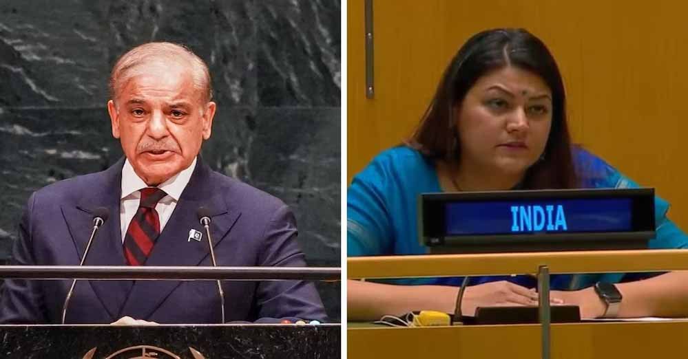UN में भारत का पाकिस्तान पर पलटवार, शहबाज के दावों पर घेरा